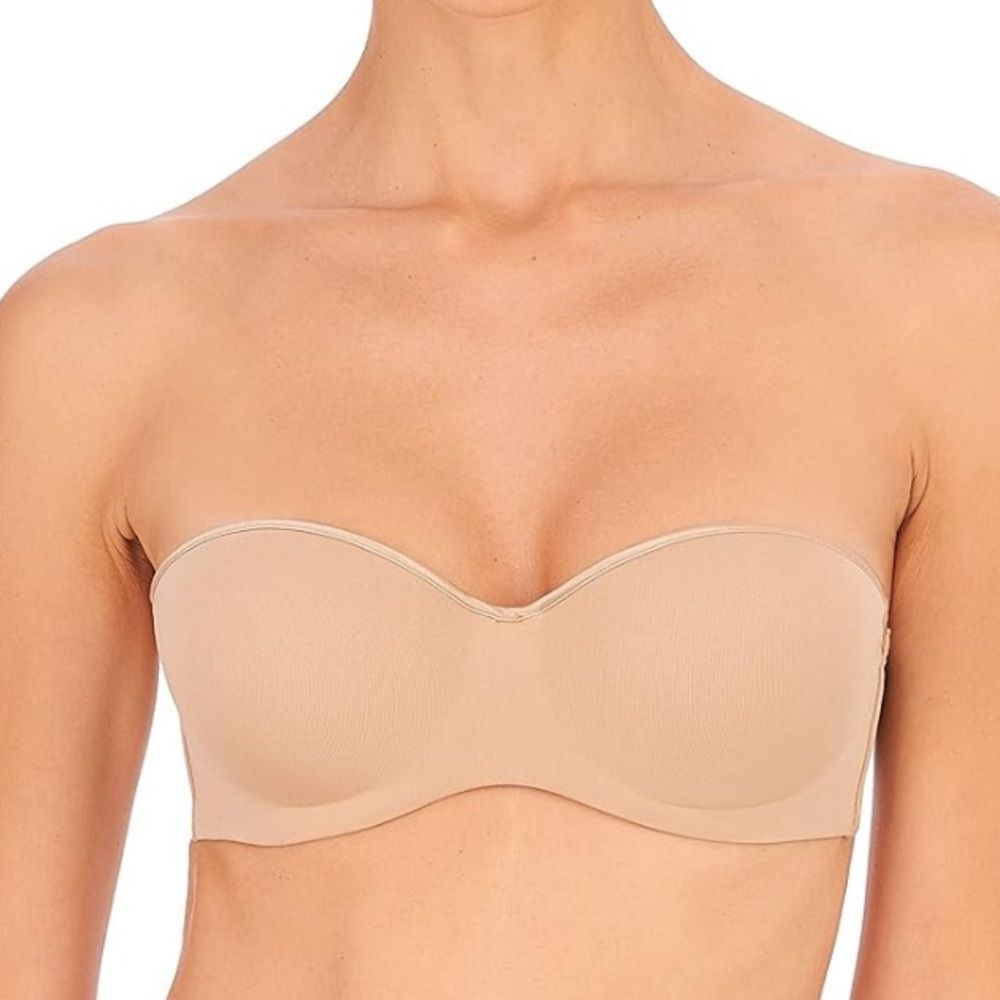 Natori Nude Strapless Wire Free Contour Bra 34D
